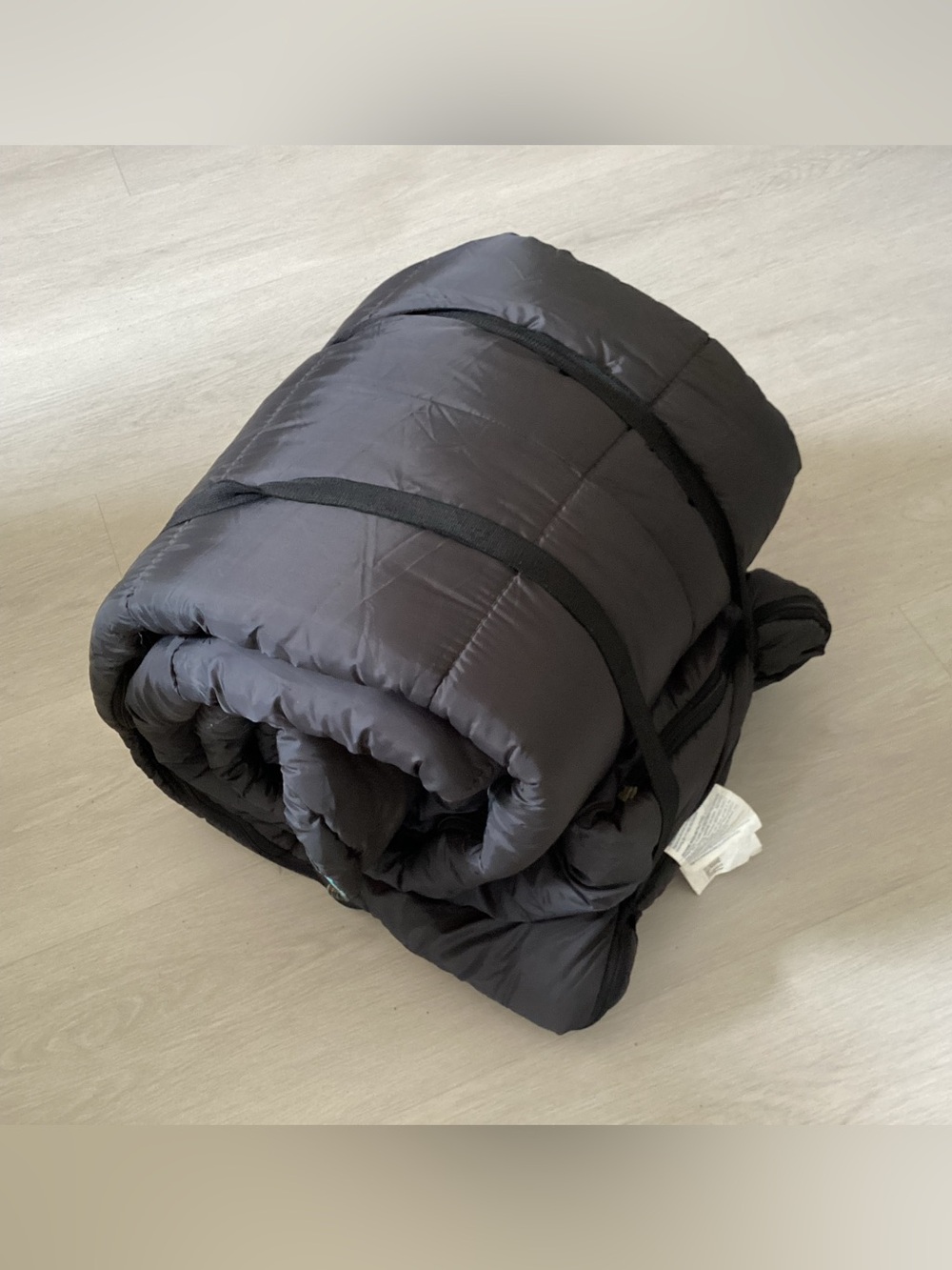 Black & Blue SLEEPING BAG Flannel Plaid Dupont Hollofil 808 CAMPING